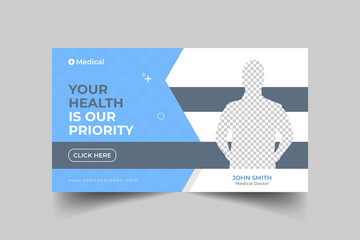 Medical health video thumbnail design