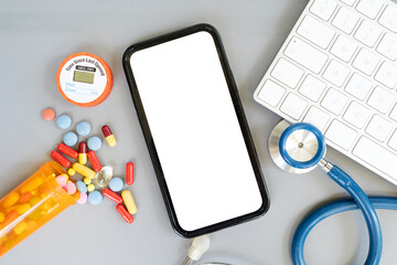 online medicine concept