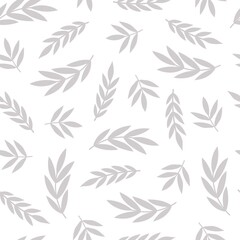 Seamless pattern with cartoon twigs. colorful vector. hand drawing. ornament, flat style. design for fabric, print, textile, wrapper