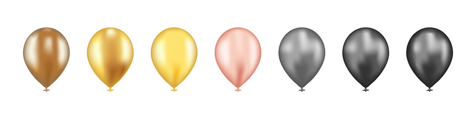 Ballons icon. Birhday or new year party. Celebration concept. Vector line icon for Business and Advertising © Svitlana