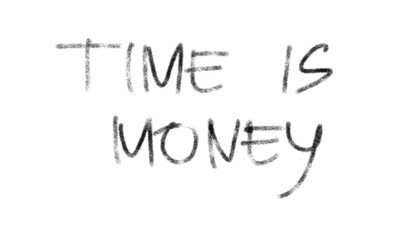 motivational words written by hand with basic colors black and white