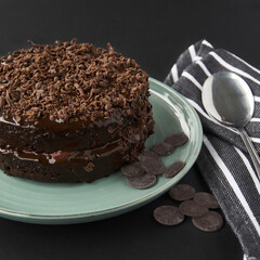 Torta de Chocolate con barra de chocolate