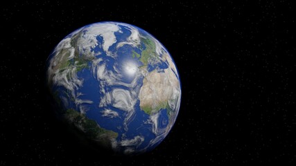 Fototapeta na wymiar earth, planet, world in space