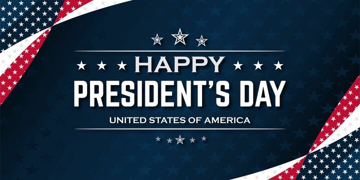 President's Day Background Design. Banners, Posters, Greeting Cards. Vector illustration with the theme of the United States flag