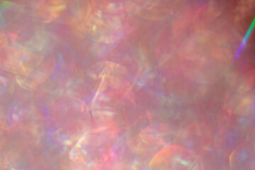 Abstract defocused pink background with shining glitter.Good as overlay layer.