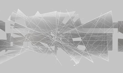 Light gray abstract background. Linear geometric texture and copy space.