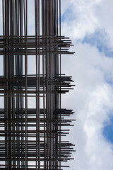 Reinforcing bars framework for armored concrete construction