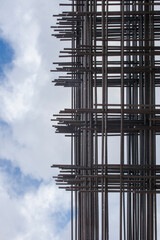 Reinforcing bars framework for armored concrete construction