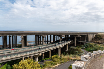Highway under runaway of Funchal airport