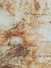 Rust on metal. Old steel structure. Interesting, beautiful pattern. Perfect wallpaper, background.