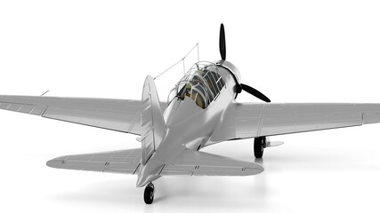 3d Illustration. Su-2 soviet light bomber