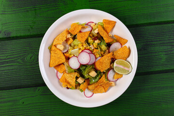Mexican food nachos