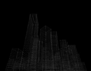 Obraz premium city skyline