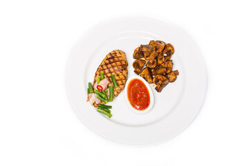 Beautiful food, Beautiful serving of the dish, Delicious food, vegetarian dishes