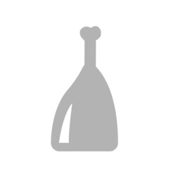 meat icon on a white background, vector illustration