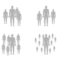 human icon on a white background, vector illustration