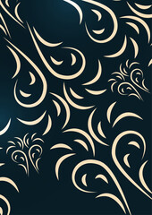 Luxury mandala background. Decorative round ornament. Oriental design. Yoga logos. Snowflake. Vector