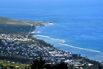 Saint-Leu, île de la Réunion. Océan Indien.
