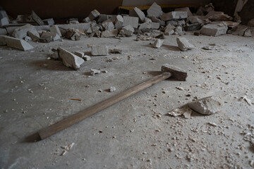 Werkzeug, Baustelle, Hammer