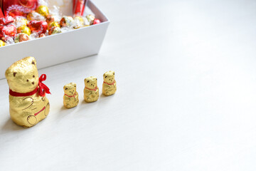 Chocolate teddy bears