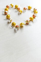 Chocolate candy love heart