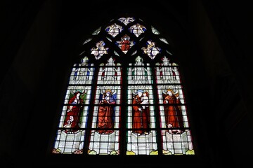 Vitrail de l'&eacute;glise Notre-Dame de Caudebec-en-Caux