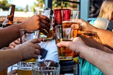 bartender pouring beer