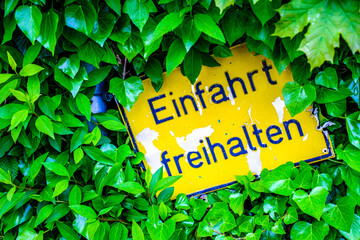 no parking sign in germany