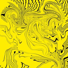 abstract pattern with lines of black and yellow colour