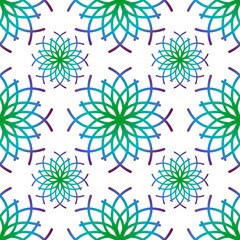 Simple floral seamless pattern with flowers for fabrics and cards and linens and kids and wrapping paper