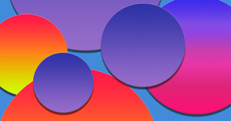 Vintage background with circle geometric layers for art banner