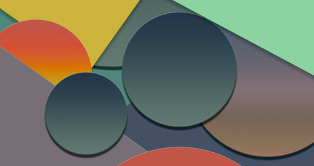 Vintage geometric art with layers for art banner