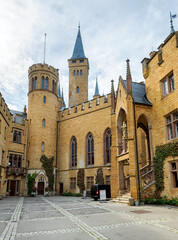 Naklejka na ściany i meble Hohenzollern Castle or Burg, Germany, Europe