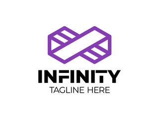 Letter X infinity loop logo icon design template elements.