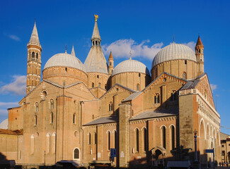 Scenic view of Saint Anthony Basilica, Padua, Veneto, Italy - obrazy, fototapety, plakaty