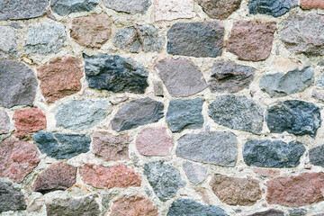 Altes Mauerwerk einer Kirche