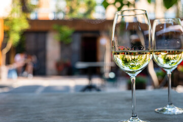 .Download Preview.Share.Add to Likebox.Served table set at summer terrace cafe