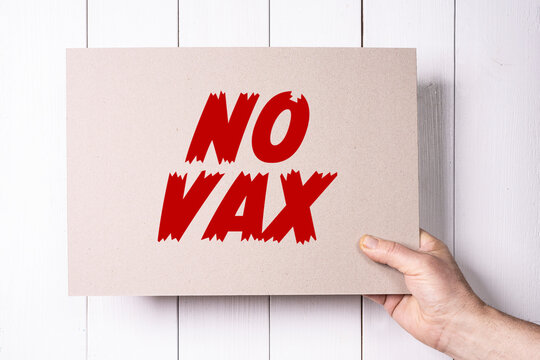 No vax sign