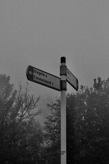 street sign post