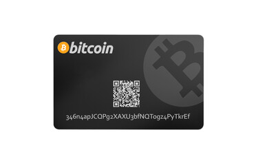 Bitcoin credit card , golden coins
