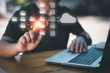 Document Management System (DMS) Online Document Database And automated processes to store files, knowledge and documents in the organization efficiently with ERP enterprise business technology,