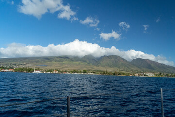 clouds over the mountains
