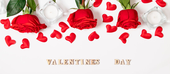 Fototapeta na wymiar Valentine's day February 14. Greeting card for lovers.