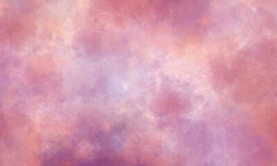 Watercolor background in pink, yellow and purple tones. Copy space, horizontal banner.	