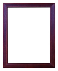 Violet frame isolated on the white background