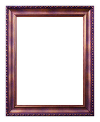 Fototapeta premium Antique Violet frame isolated on the white background