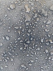 Gefrorene Wassertropfen, Tau Texture, Eis und Schnee