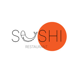 japanese Sushi restaurant logo design inspiration