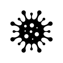 Vector Isolated Virus or Bacteria Icon