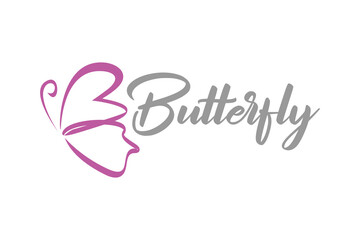 
Beauty Butterfly Letter B Wordmark typography logo design